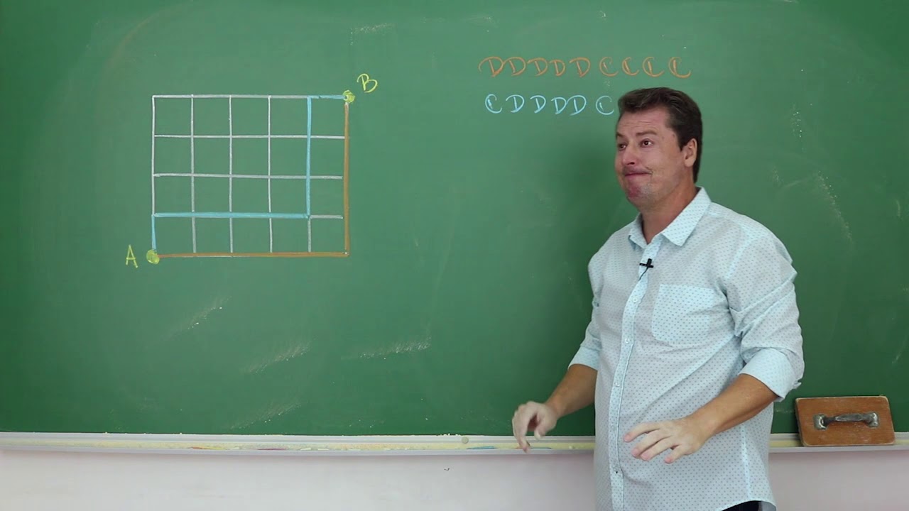 DESAFIO MATEMÁTICO: Número de Caminhos Possíveis - Preparação para o ENEM