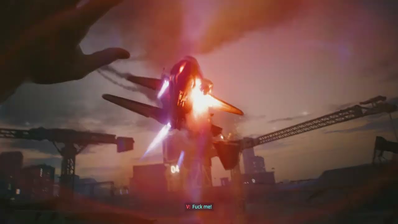 Space Force One crashes in Dogtown | Cyberpunk 2077: Phantom Liberty