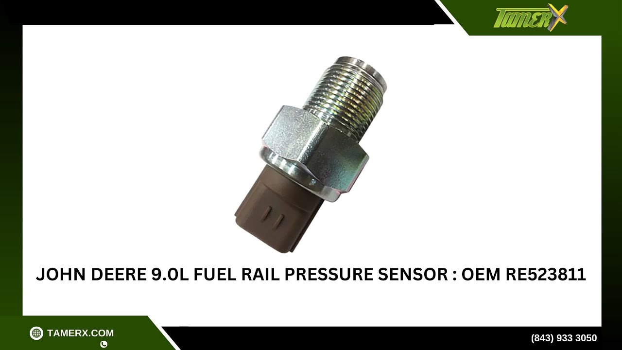 John Deere 9.0L Fuel Rail Pressure Sensor : OEM RE523811