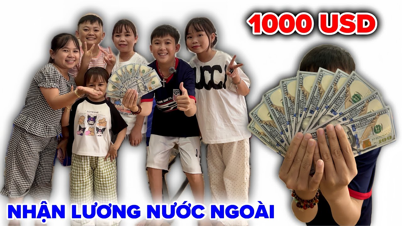 Cả Nh&oacute;m Vui Mừng Nhận 1000 USD Từ Nước Ngo&agrave;i Của Chị Kh&aacute;n Giả B&iacute; Ẩn || Đầu Bếp T&iacute; Hon