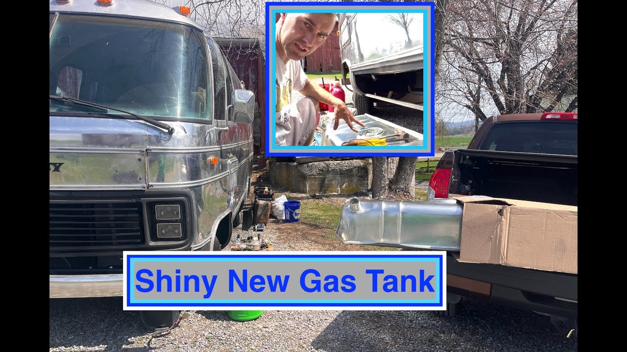 Vintage Airstream Argosy Breakdown 🚐 Fuel System Replacement on the Road