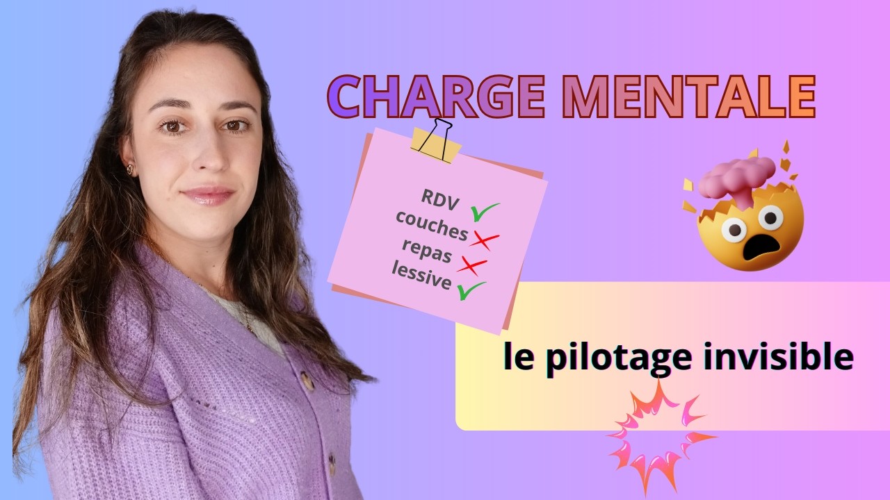 Charge mentale en post-partum : le “pilotage invisible” qui épuise les mamans #maternité #postpartum