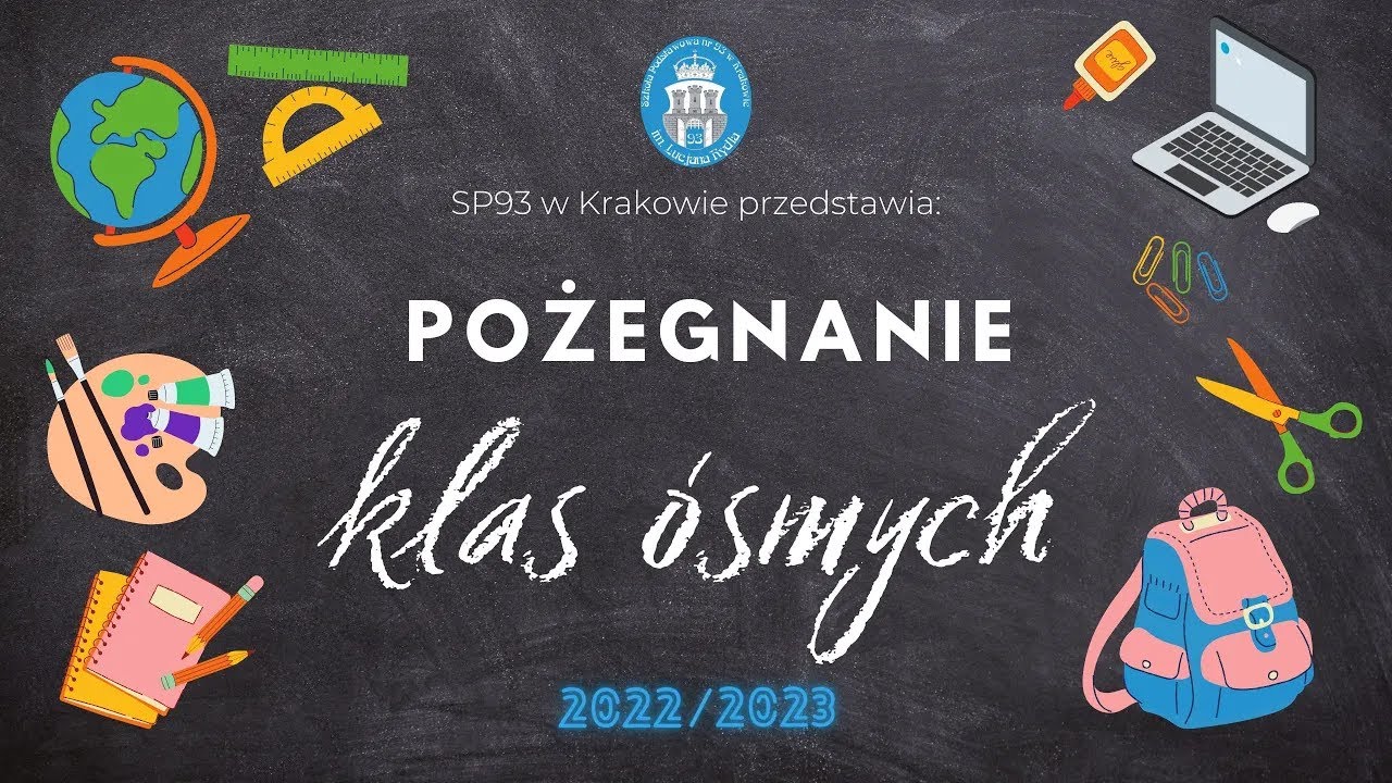 Pożegnanie klas 8 - SP93 w Krakowie