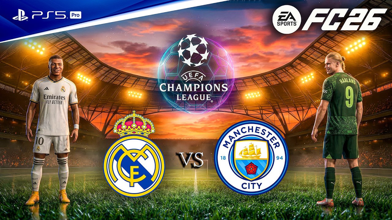 FC 26 - Real Madrid vs. Man City - UEFA Champions League 25/26 Full Match | PS5™ Pro [4K60]