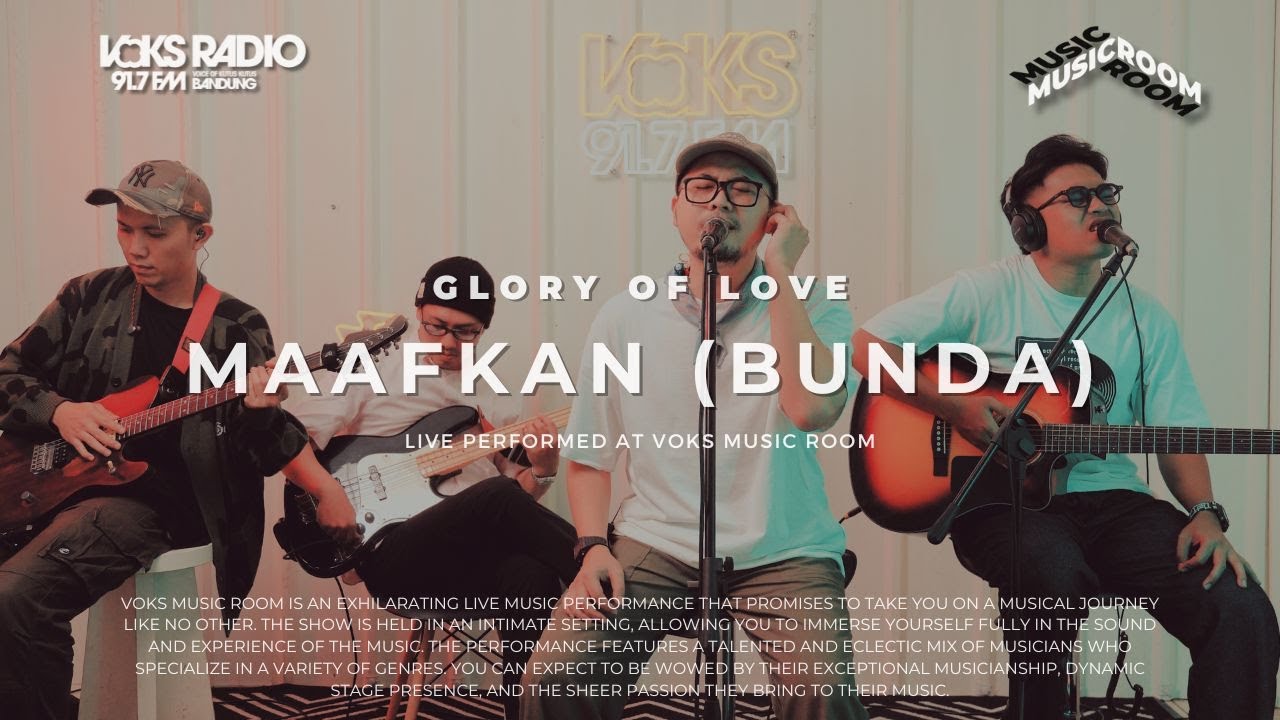 Glory of Love - Maafkan (Bunda) | Live at Voks Music Room