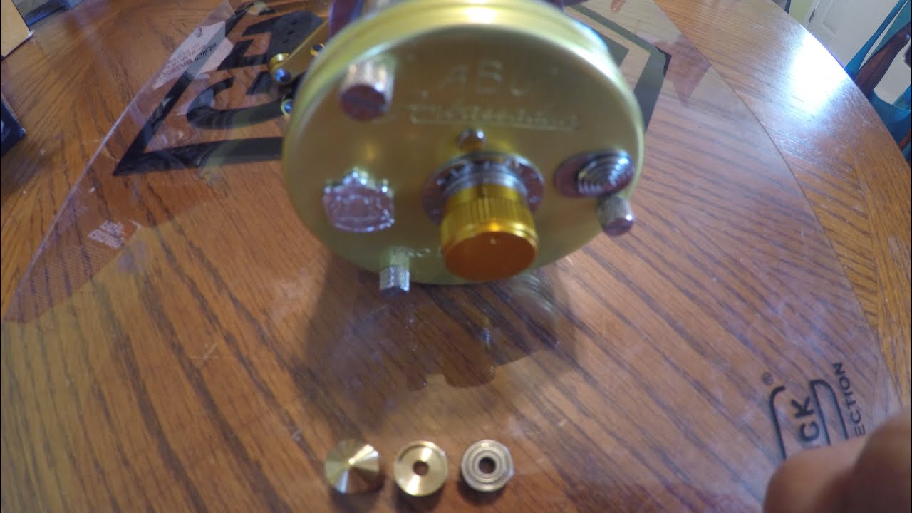 How to Change Abu Garcia 6500 cs Pro Rocket Bushing to Bearing  **UPGRADE**