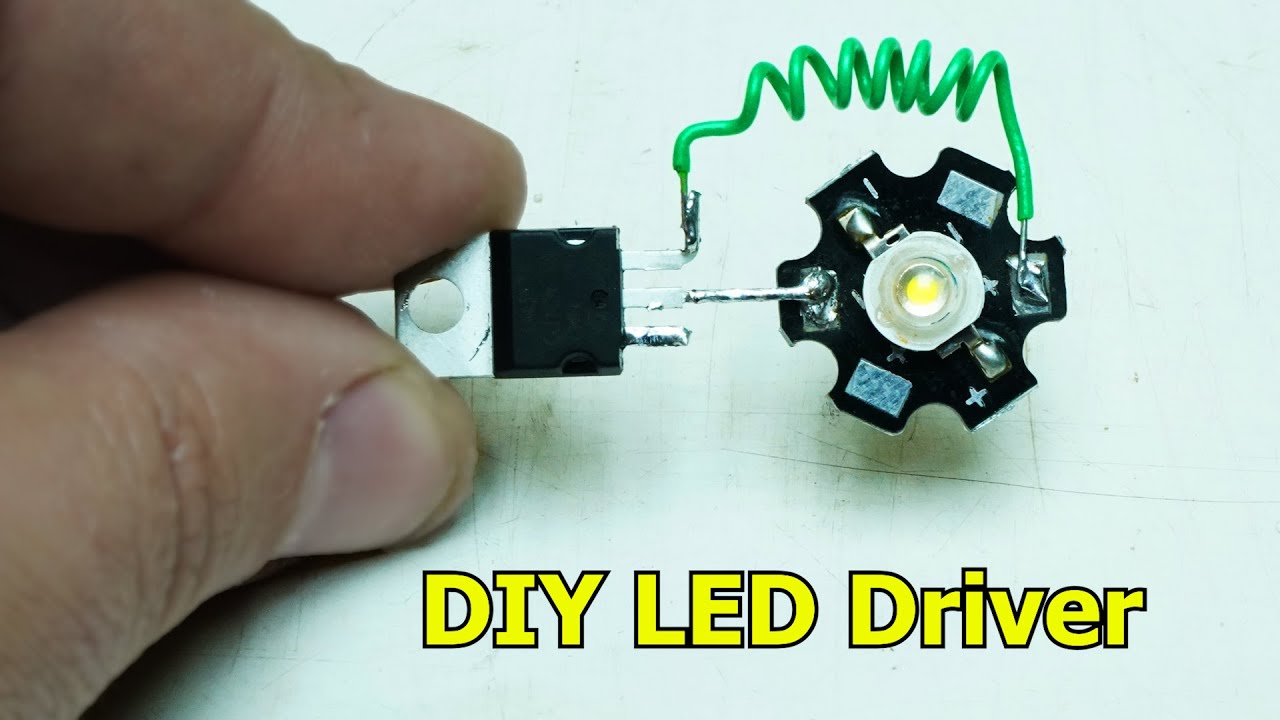 How To Make LED Driver using LM317 (Current Regulator)