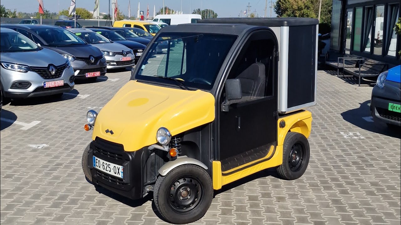 (продано) 4,900$ Найкращий комерційний електромобіль, Ligier Pulse 4 L1 2017 авто з Франції