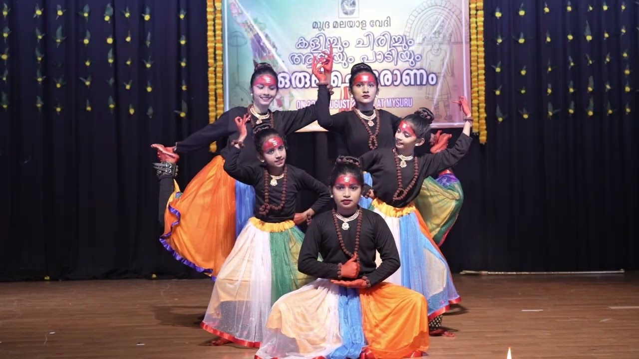 Team CHILAMBU. dance . Mudra Malayalavedhi onaghosham2025