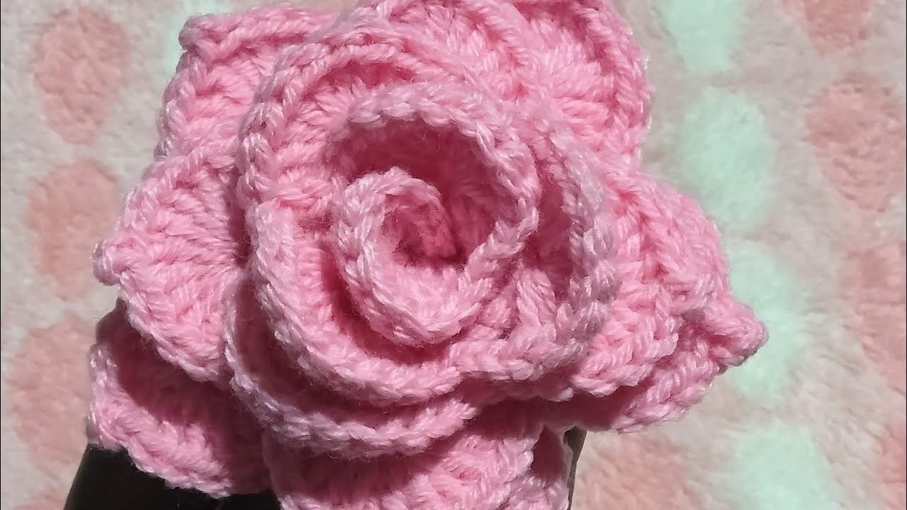Easy Crochet Flower Design Tutorial for Beginners#EasyCrochetFlower#CrochetFlower#CrochetForBeginner