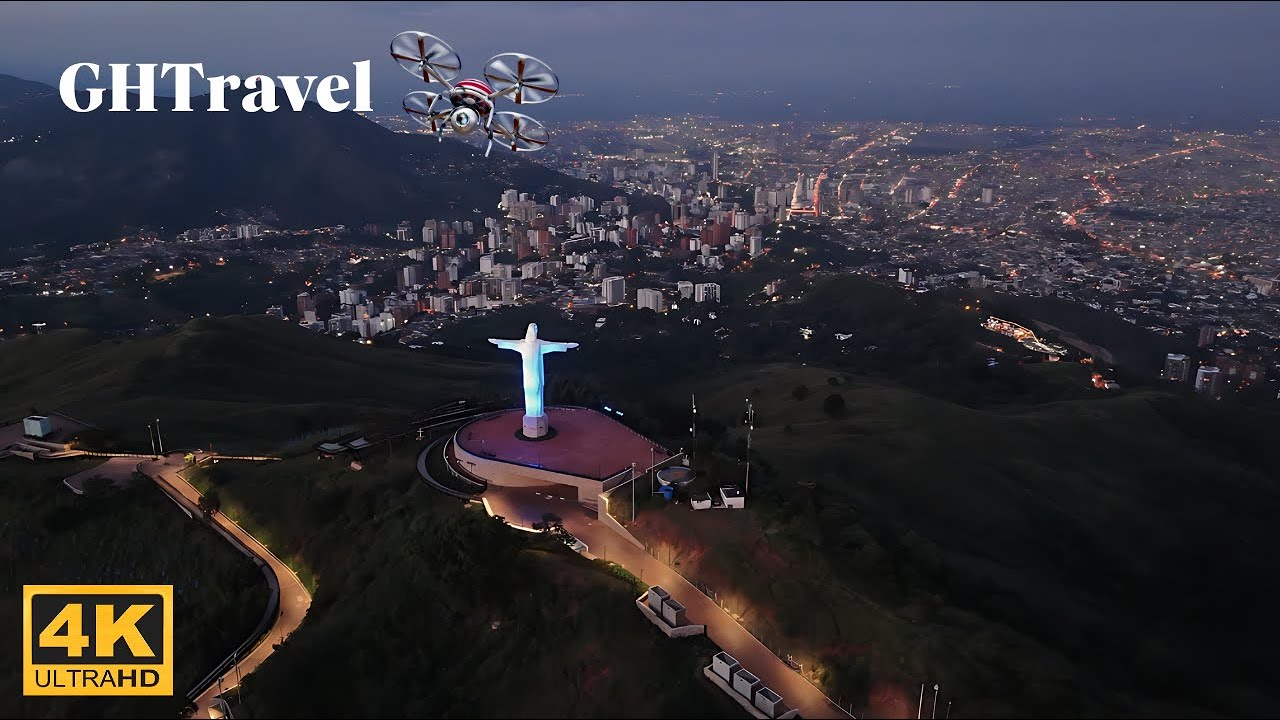 The best aerial views of Cali city (Colombia) in 4K!