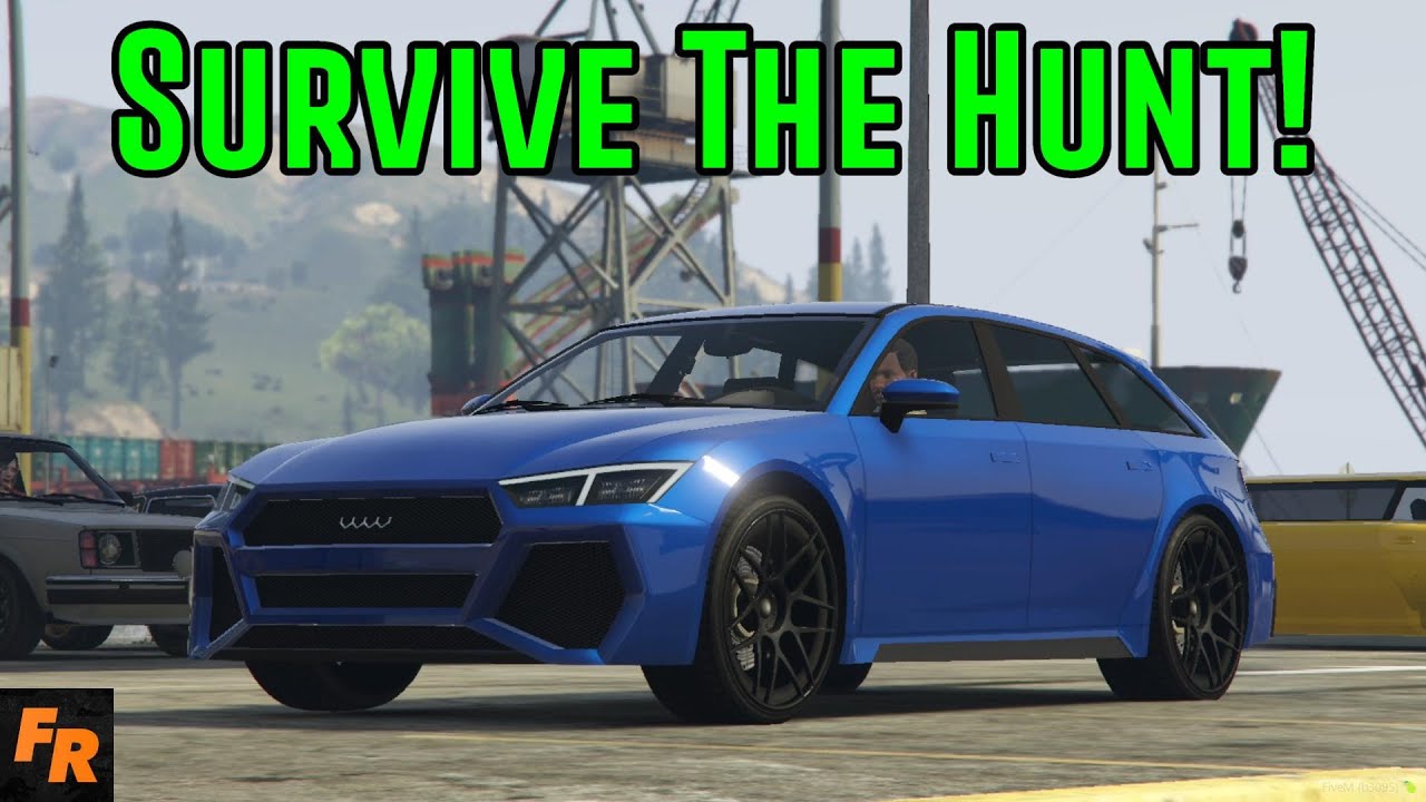 Gta 5 Challenge - Survive The Hunt #68 - The Modded Game!