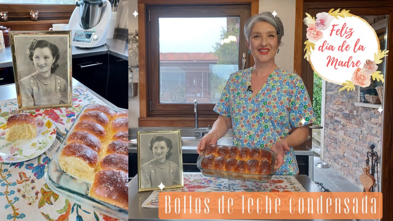 🌹 BOLLOS DE LECHE CONDENSADA 🌹 FELIZ DÍA DE LA MADRE ❤️  con Thermomix® #TM6 #TM5 #TM31 🔝