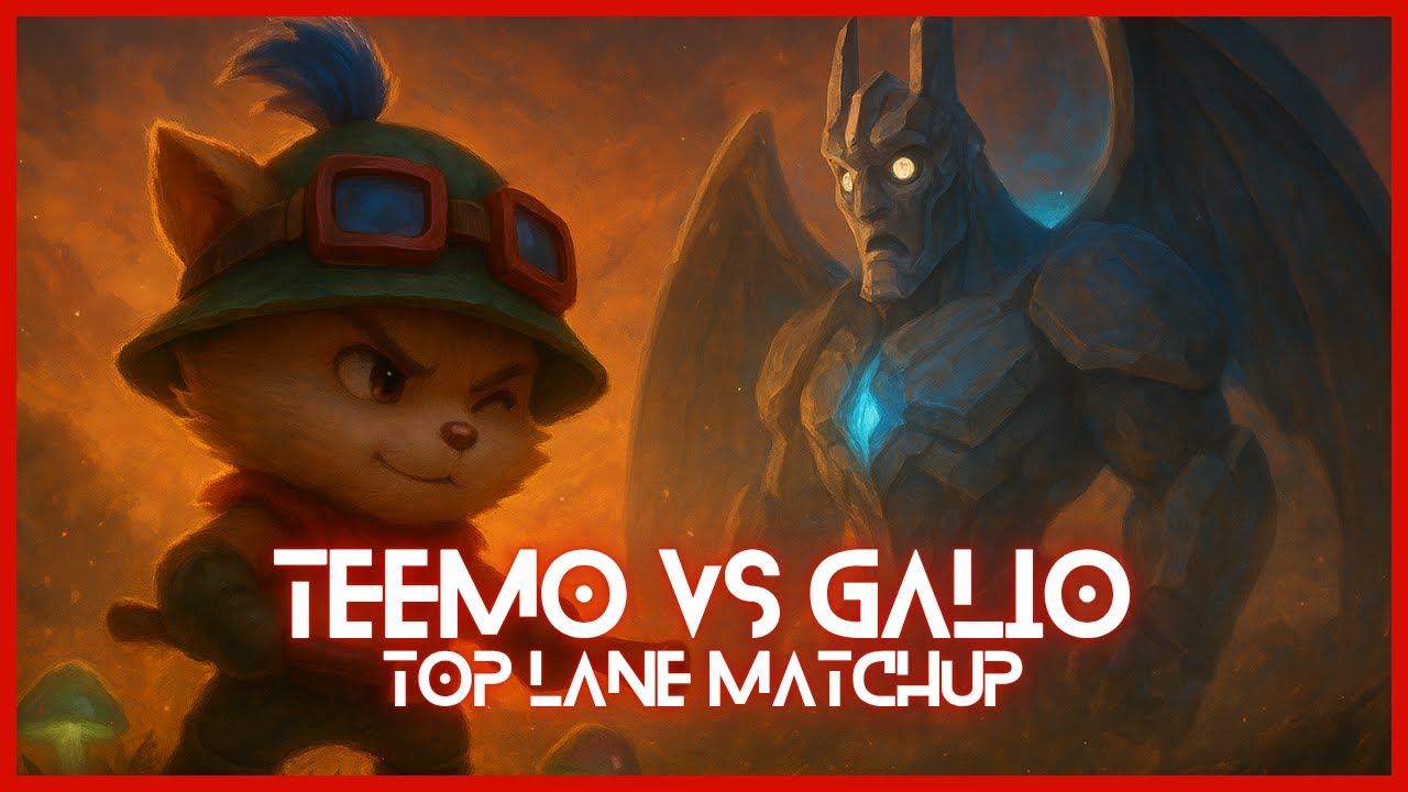 Teemo vs Galio: The Ultimate Lane Swap Fail (FULL GAME)