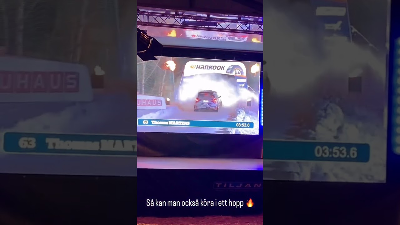 CRASH Before the JUMP 🇸🇪 WRC RALLY SWEDEN 2025❄️