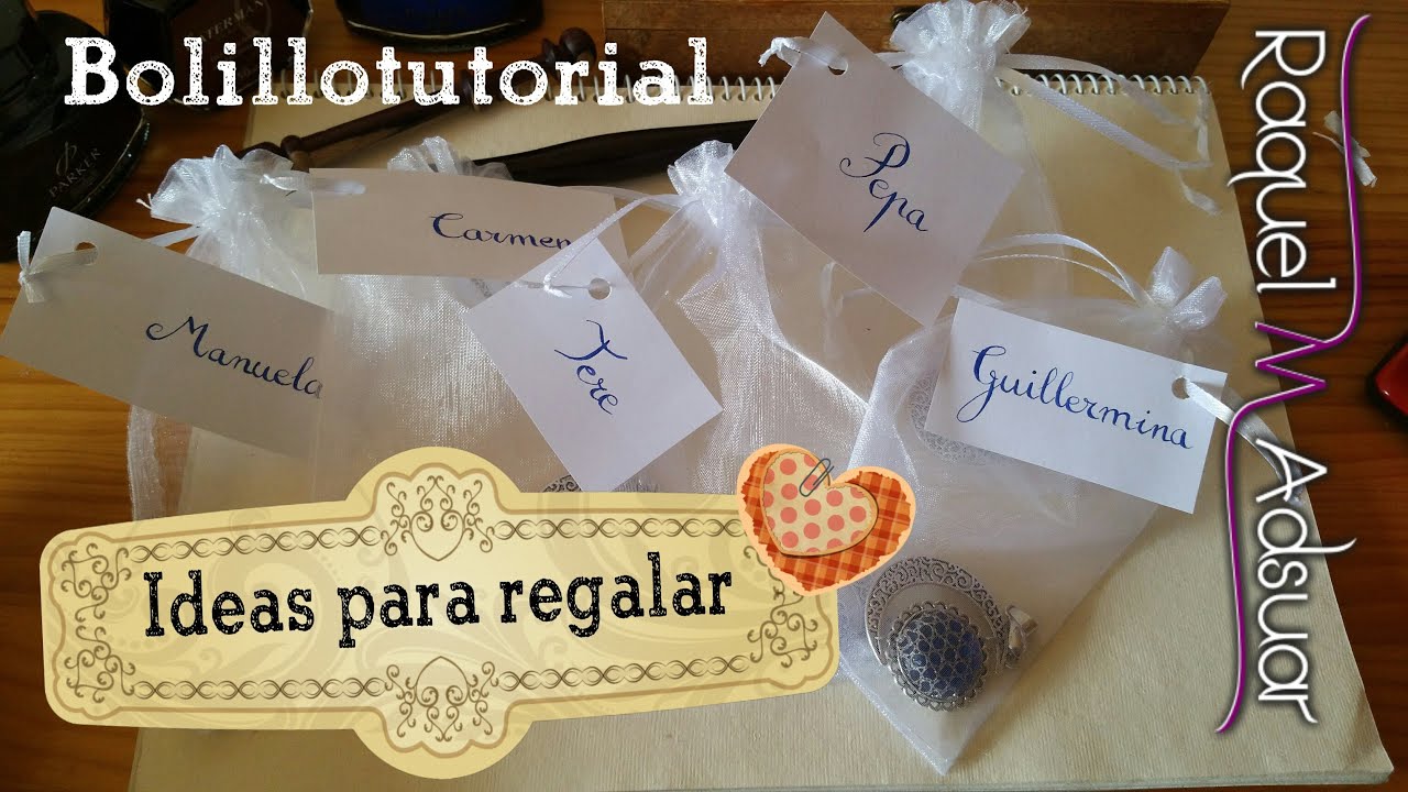 017 Ideas para regalar. Encaje de Bolillos Raquel M. Adsuar Bolillotuber