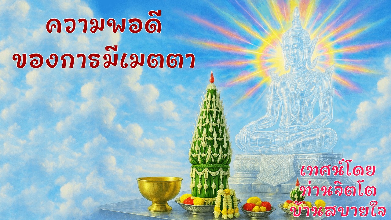 ปกิณกธรรม ความพอดีของการมีเมตตา, ข้อดีของการมีทิพจักขุญาณ  - ท่านจิตโต บ้านสบายใจ