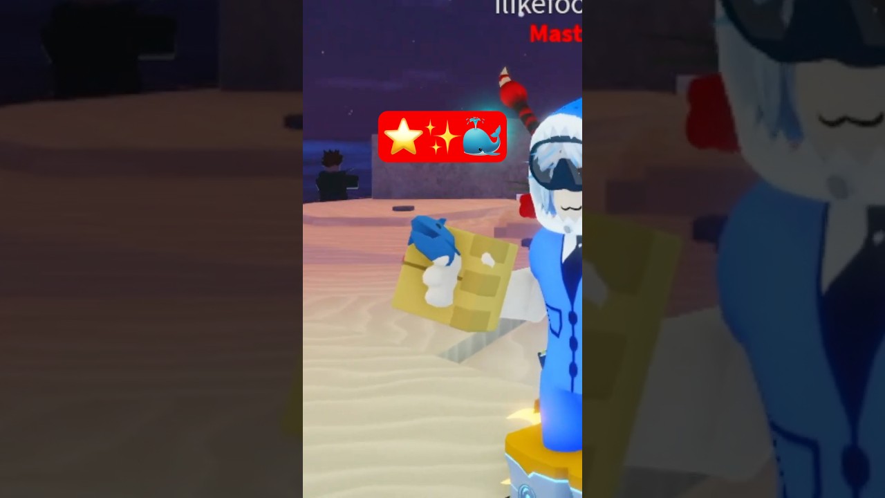 ฉลามวาฬ Shiny Blessed #fisch #roblox #shorts
