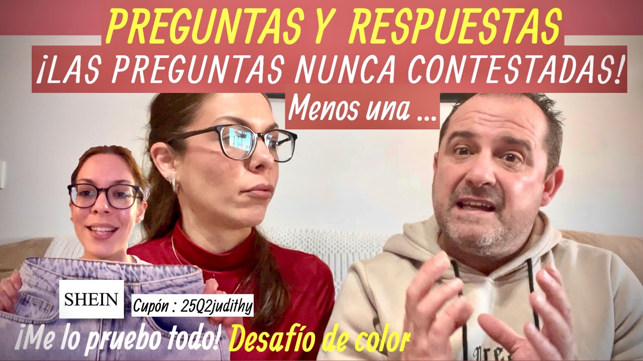 ⁉️PREGUNTAS Y RESPUESTAS⁉️+ Las nunca contestadas❔+ SHEIN 🛍️ Desafío de color ¡Me lo pruebo todo!