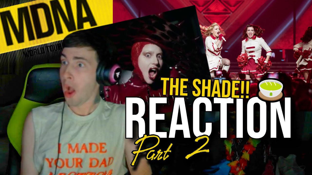 Реакция на выступление Мадонны в рамках тура MDNA (часть 2) | Подколка Гаги?! 😱☕️
