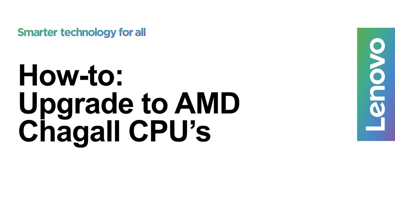 How To - ThinkStation P620 Chagall GPU & BIOS Upgrade