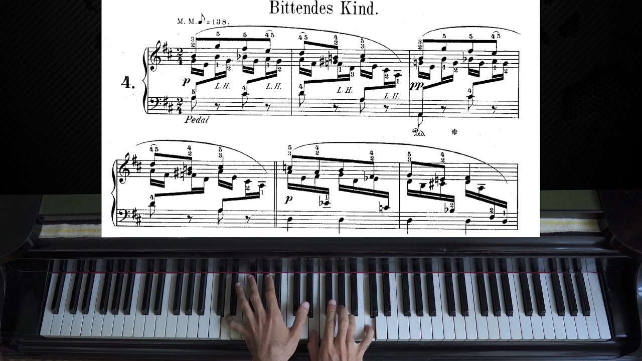 Schumann - Kinderszenen Op.15, No. 4 - Bittendes Kind (Pleading Child) | Piano with Sheet