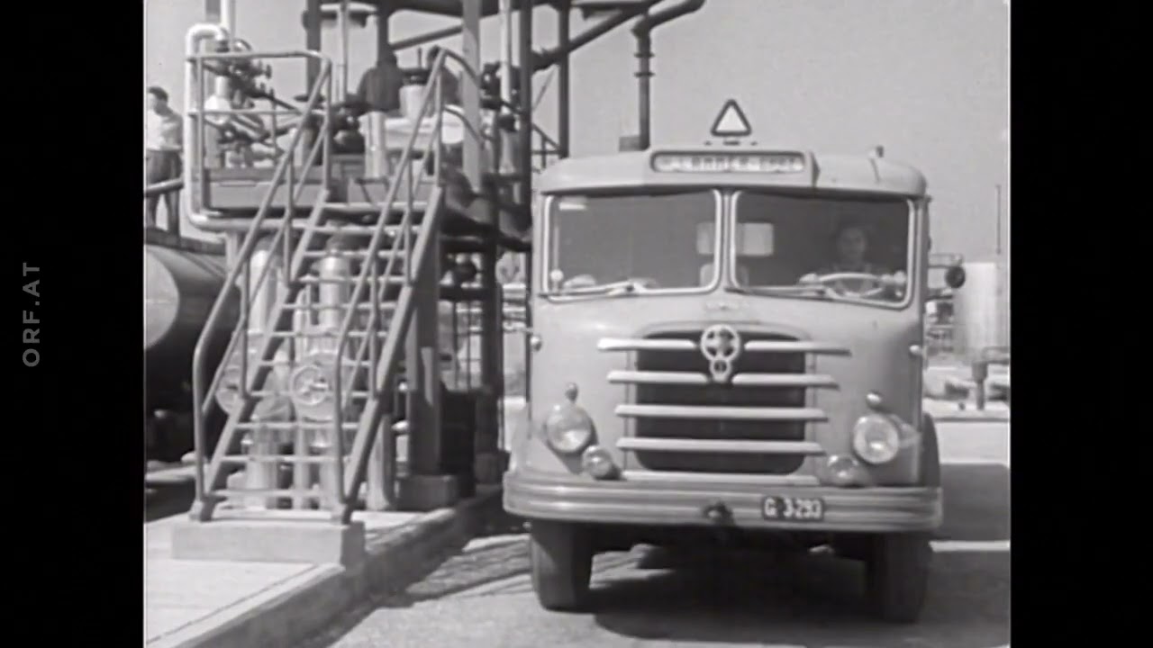 Die Geschichte Niederösterreichs - Bedeutung der Raffinerie Schwechat (ORF, 1961)