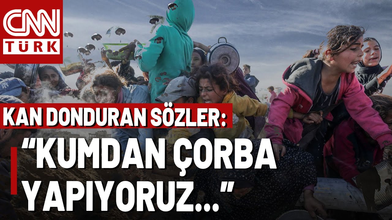 Gazze'de Havadan Yardım Skandalı! O Yardımlar Parçalanıp Kullanılmaz Hale Geldi...