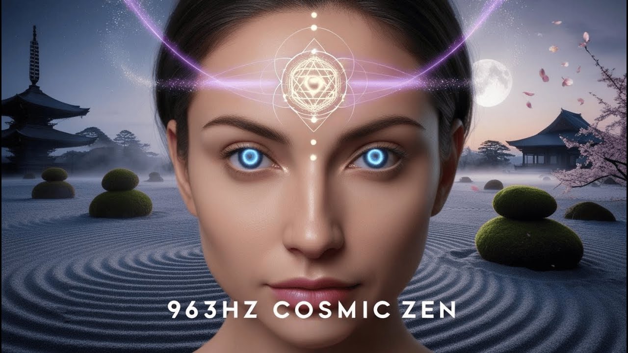 963Hz Crown Chakra Music | Zen Focus for Higher Consciousness | Pineal Gland Activation