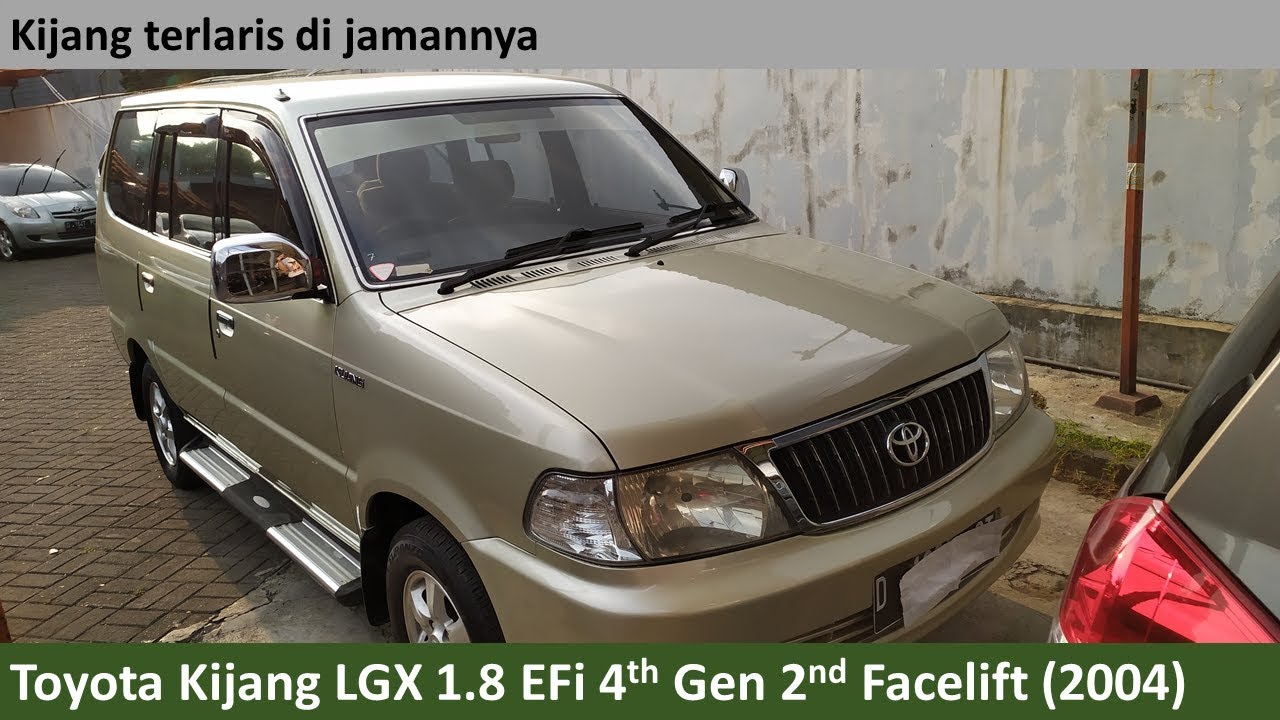 Toyota Kijang LGX 1.8 EFi 2nd Facelift (2004) review - Indonesia