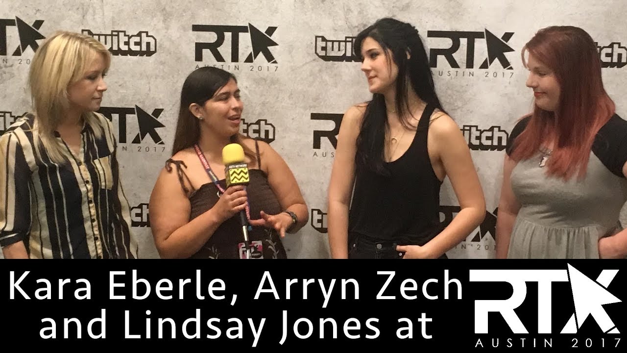Kara Eberle, Arryn Zech & Lindsay Jones Talk RWBY | RTX 2017