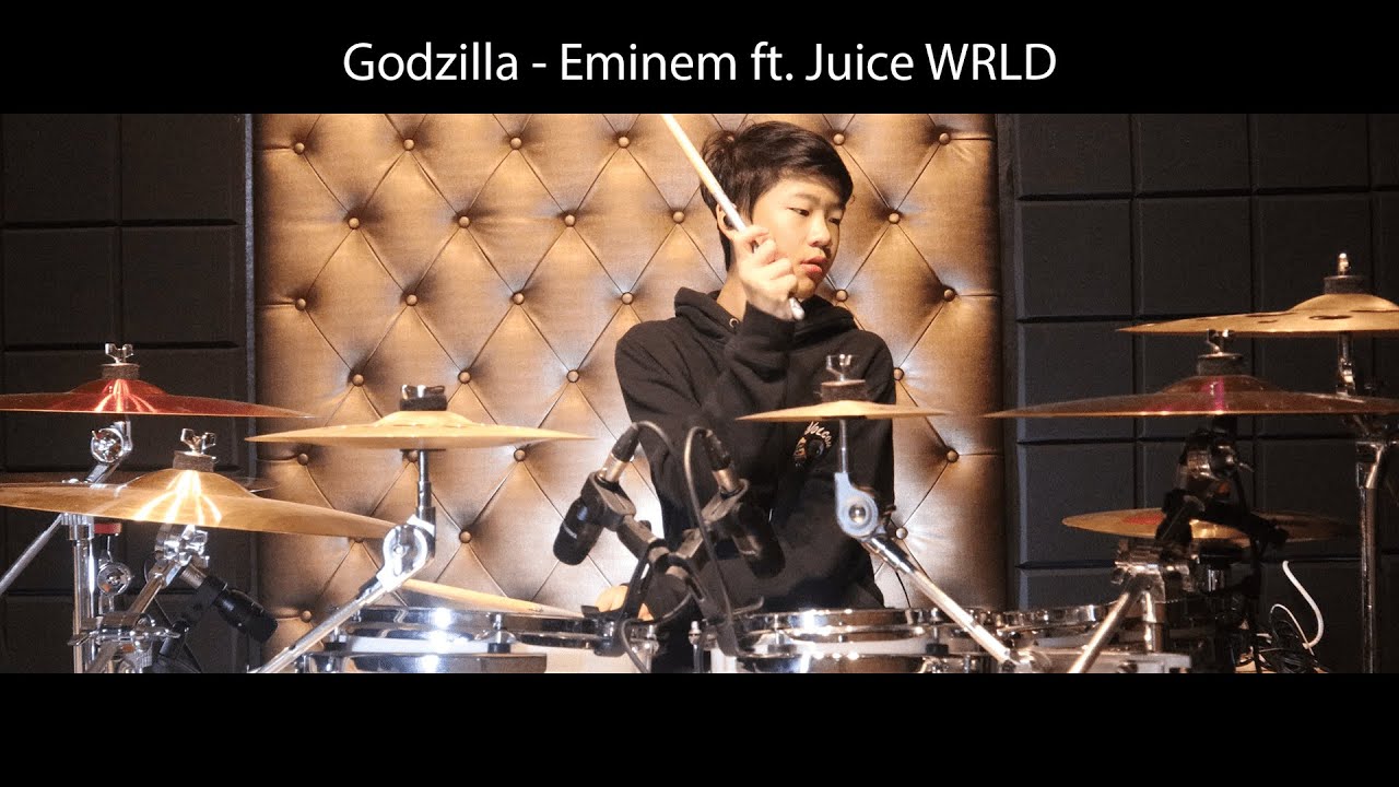 Godzilla - Eminem ft. Juice WRLD | Drum Cover | Gene OVD 13 Years old
