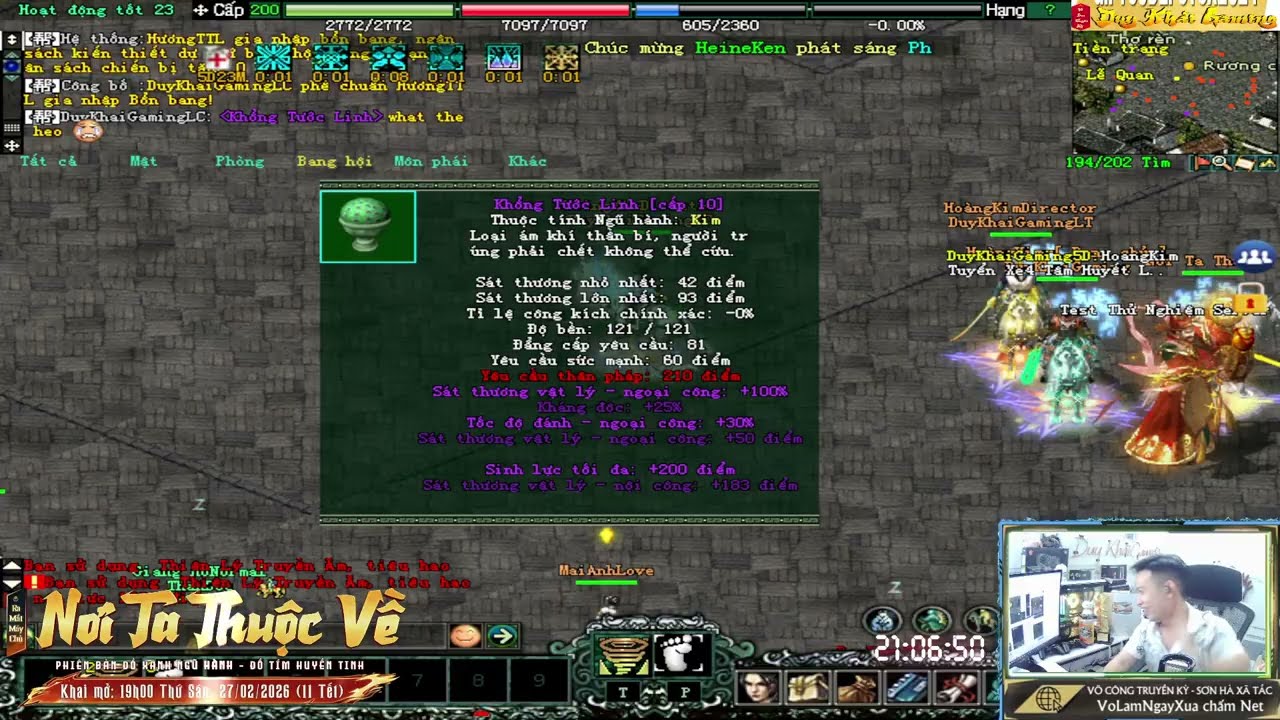Võ Lâm 1⚡️Part 4 Ép Nỏ Tím 6 Dòng Max Nhận 10tr VNĐ-Đã Có 4 Cây Max 3 Dòng Cái Kết🎙Duy Khải Gaming🔰