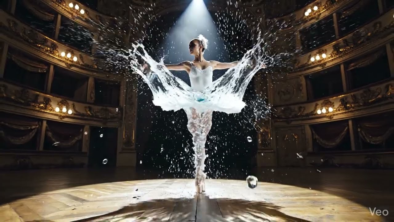 When the physics engine can't handle the pirouette 🦢💧