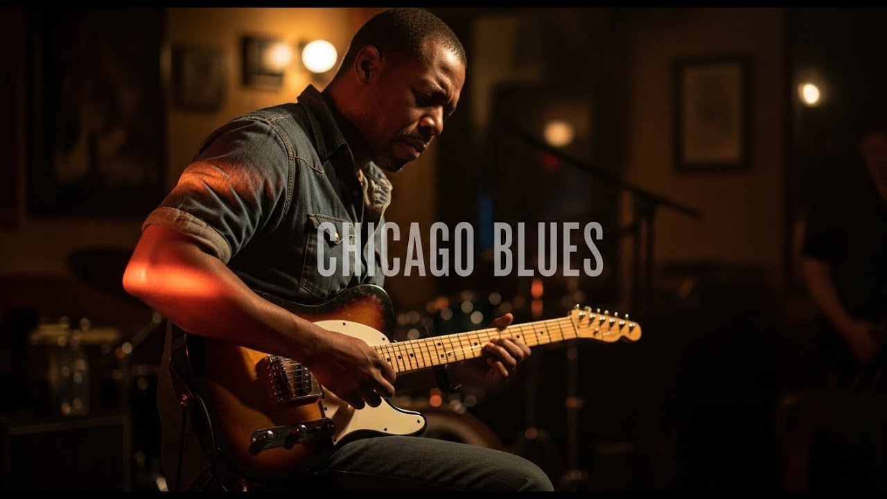 Chicago Blues – Deep Slow Blues Guitar for Silent Tears