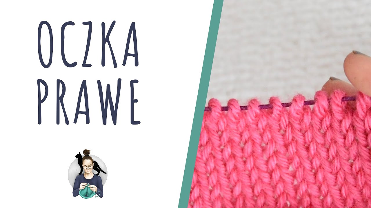 Jak przerabiać oczka prawe - Podstawy robienia na drutach / Kurs na drutach z Cupri Crafts