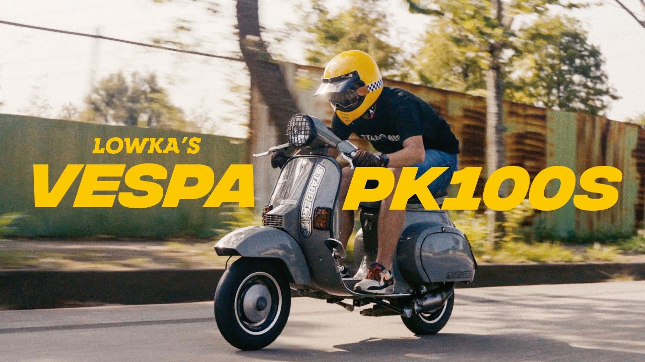 老偉士，手打擋的浪漫！Lowka's Vespa PK100s