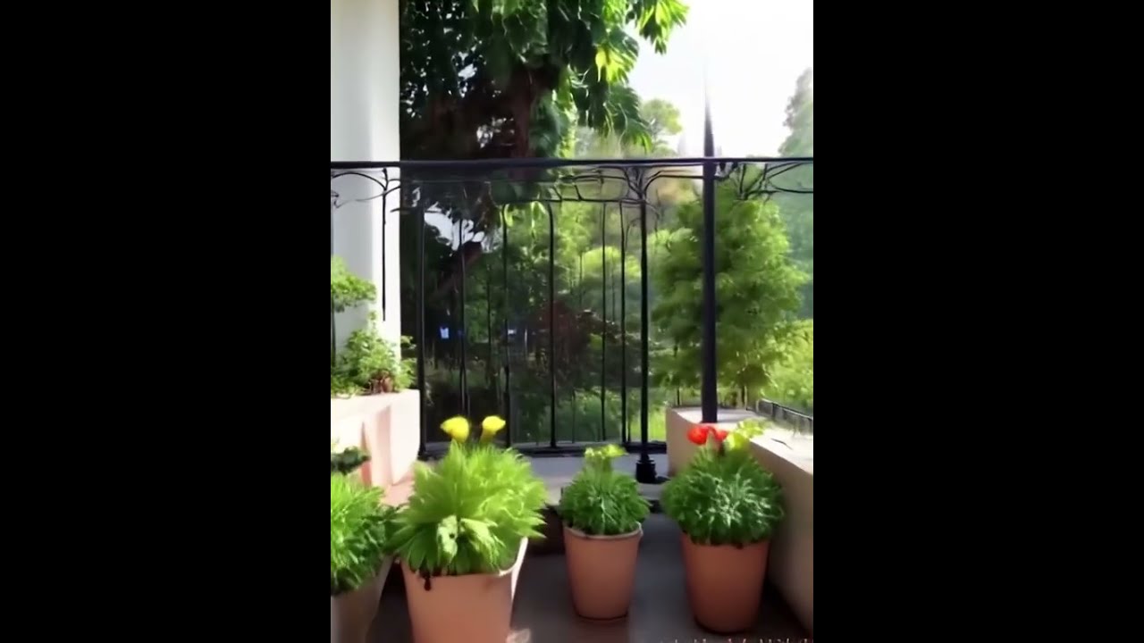 Transform Your Balcony into a Serene Garden Paradise #BalconyGarden #OutdoorLiving #gardenparadise