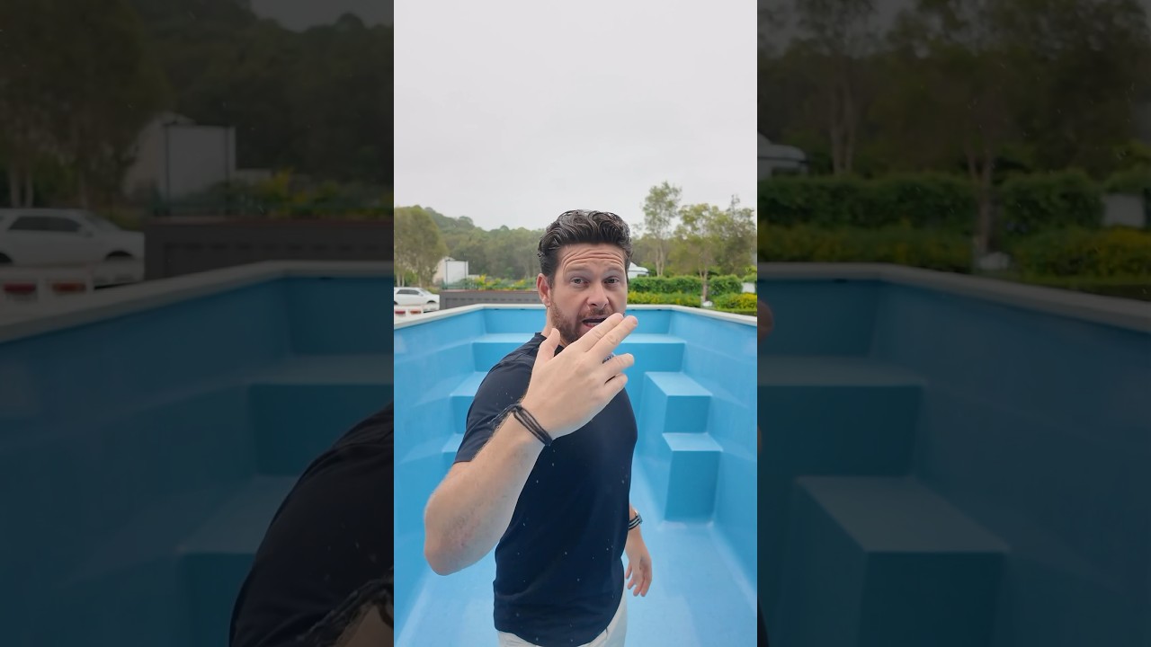 Look inside our 20&rsquo; Shipping Container Pool finished in Topaz colour!