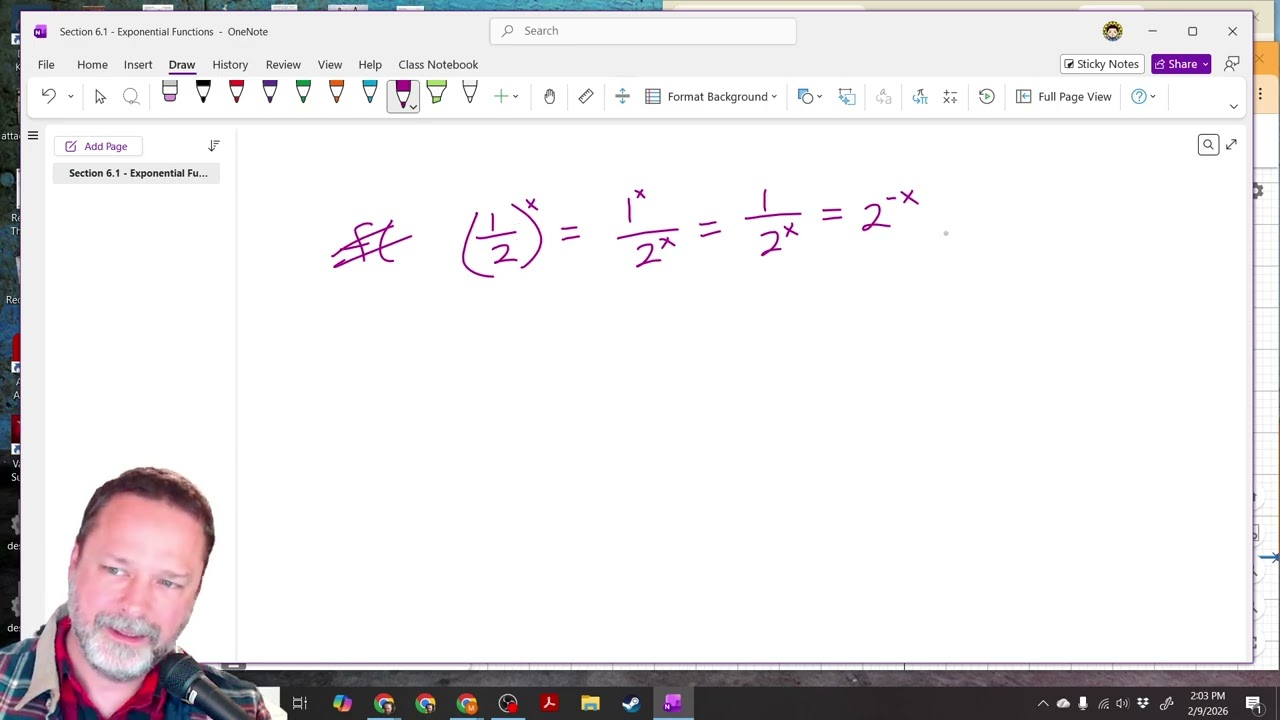 Exponential Functions and their properties