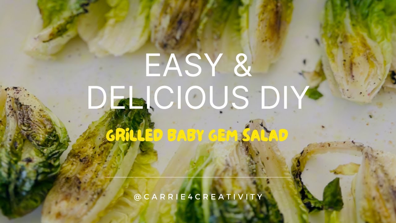 Easy Delicious DIY Grilled Baby Gem Salad