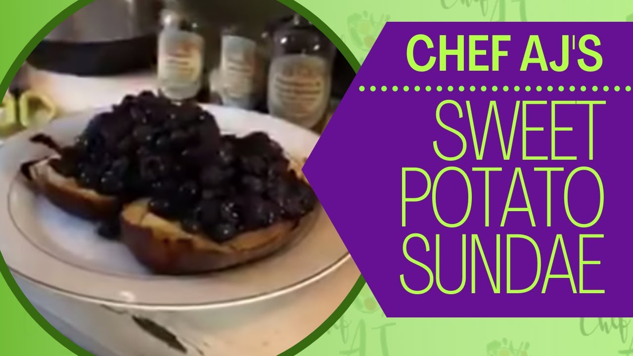 Quick & Easy Sweet Potato Sundae | Chef AJ Recipes