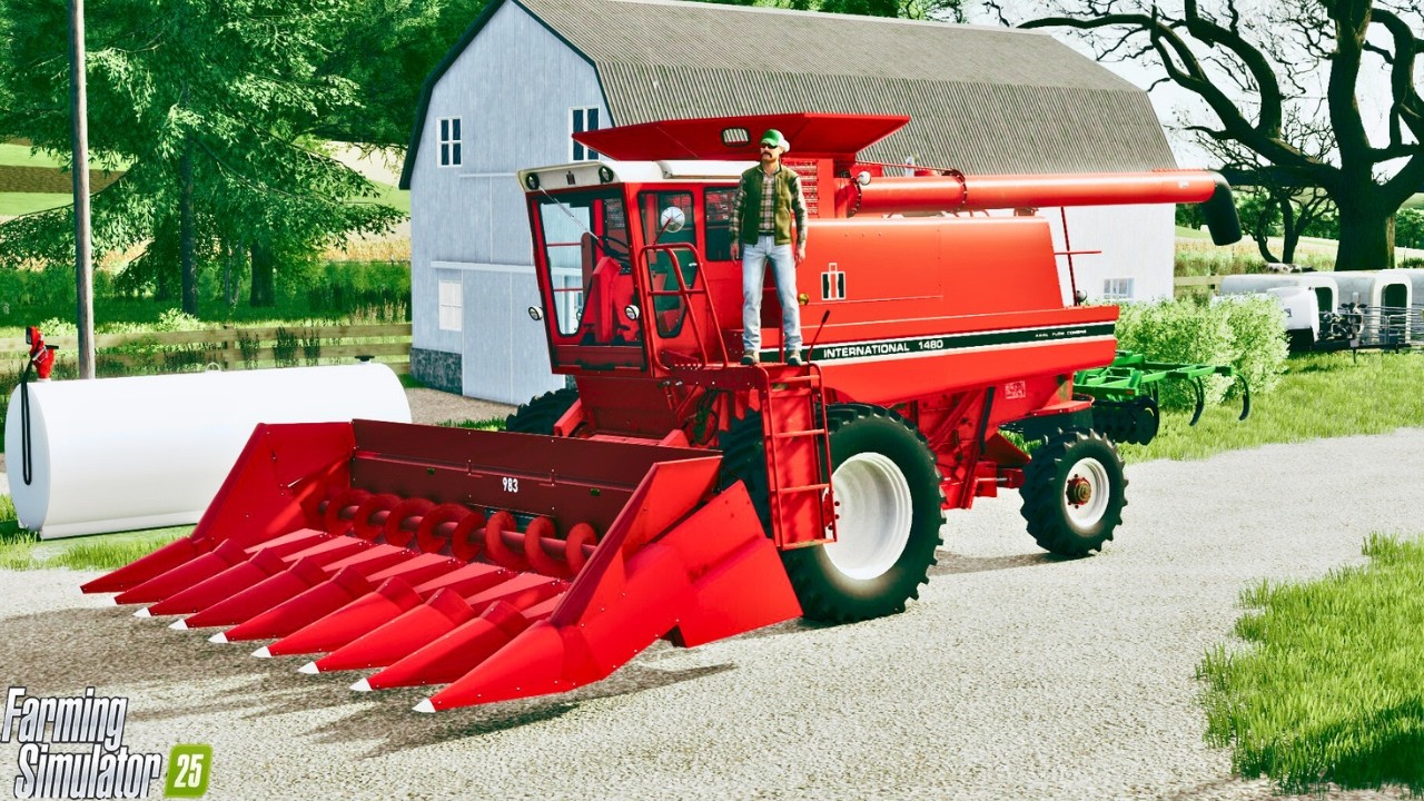 can this old combine handle corn harvest? Wisconsin corn harvest- FS25