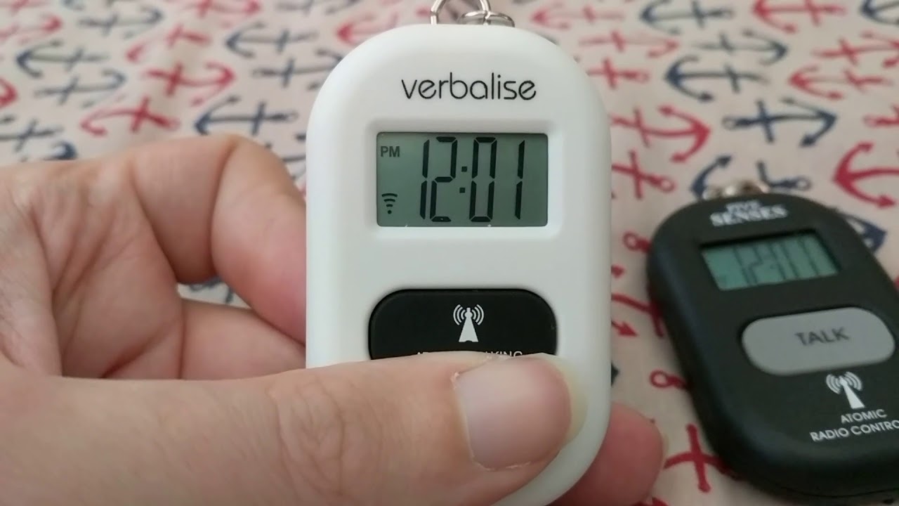 Talking Keychain Atomic Clocks