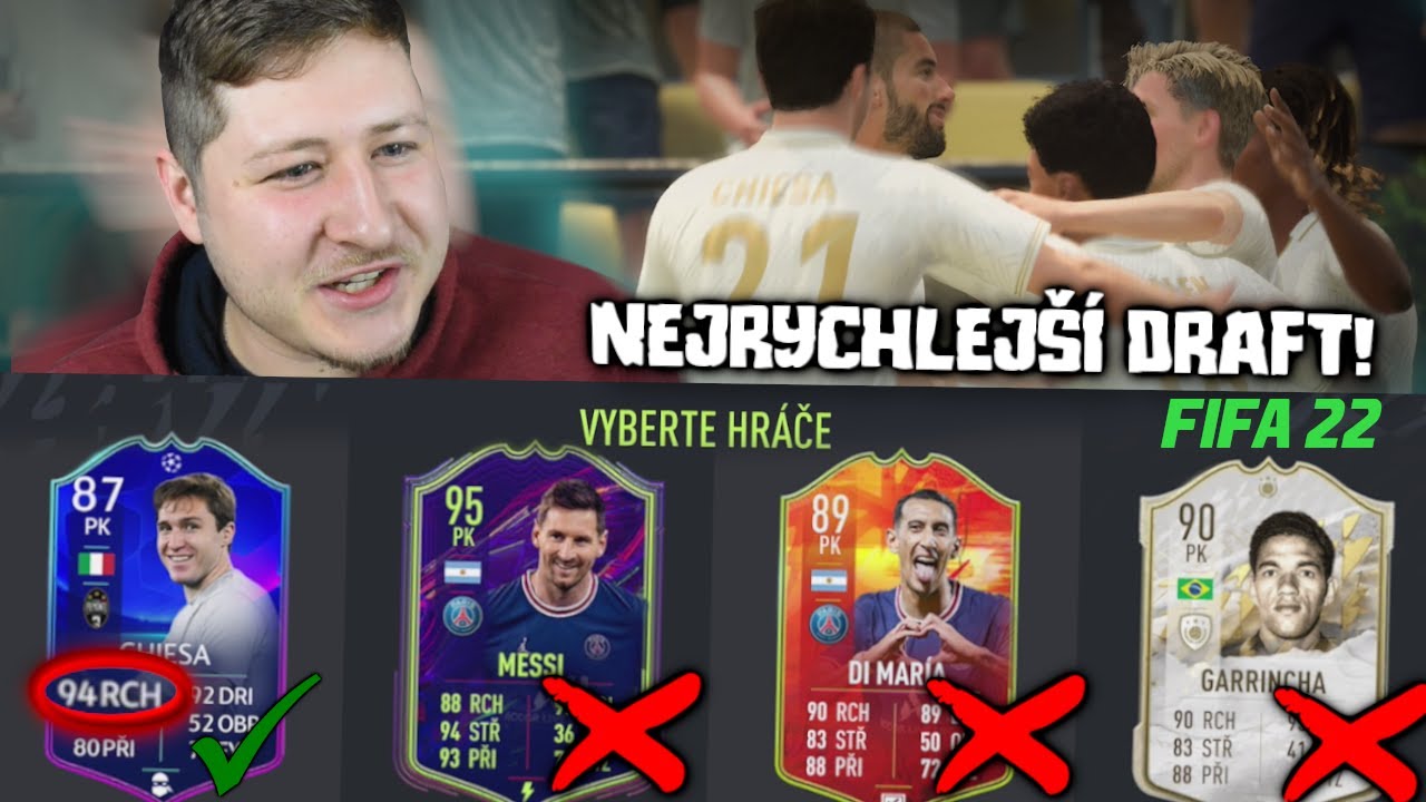 NEJRYCHLEJŠÍ DRAFT VE FIFA 22!