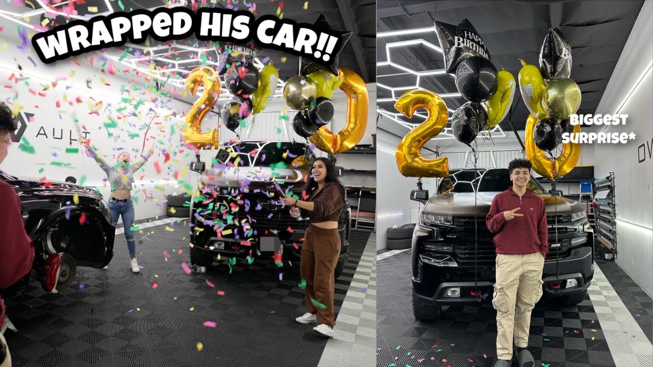 SURPRISING MY BOYFRIEND WITH A NEW TRUCK !!