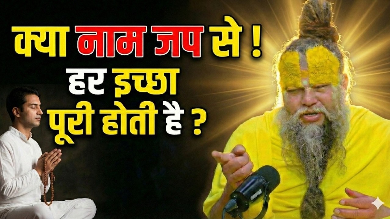 क्या नाम जप से हर इच्छा पूरी होती है? Premanandji Maharaj l sadhnamargdarshan 