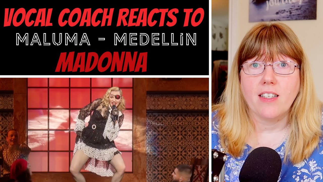 Vocal Coach Reacts to Madonna 'Maluma - Medellín' Billboard Music Awards