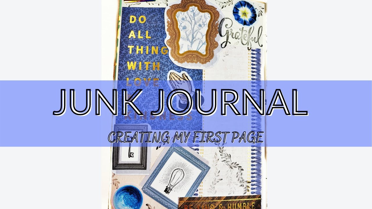 My First Junk Journal Page