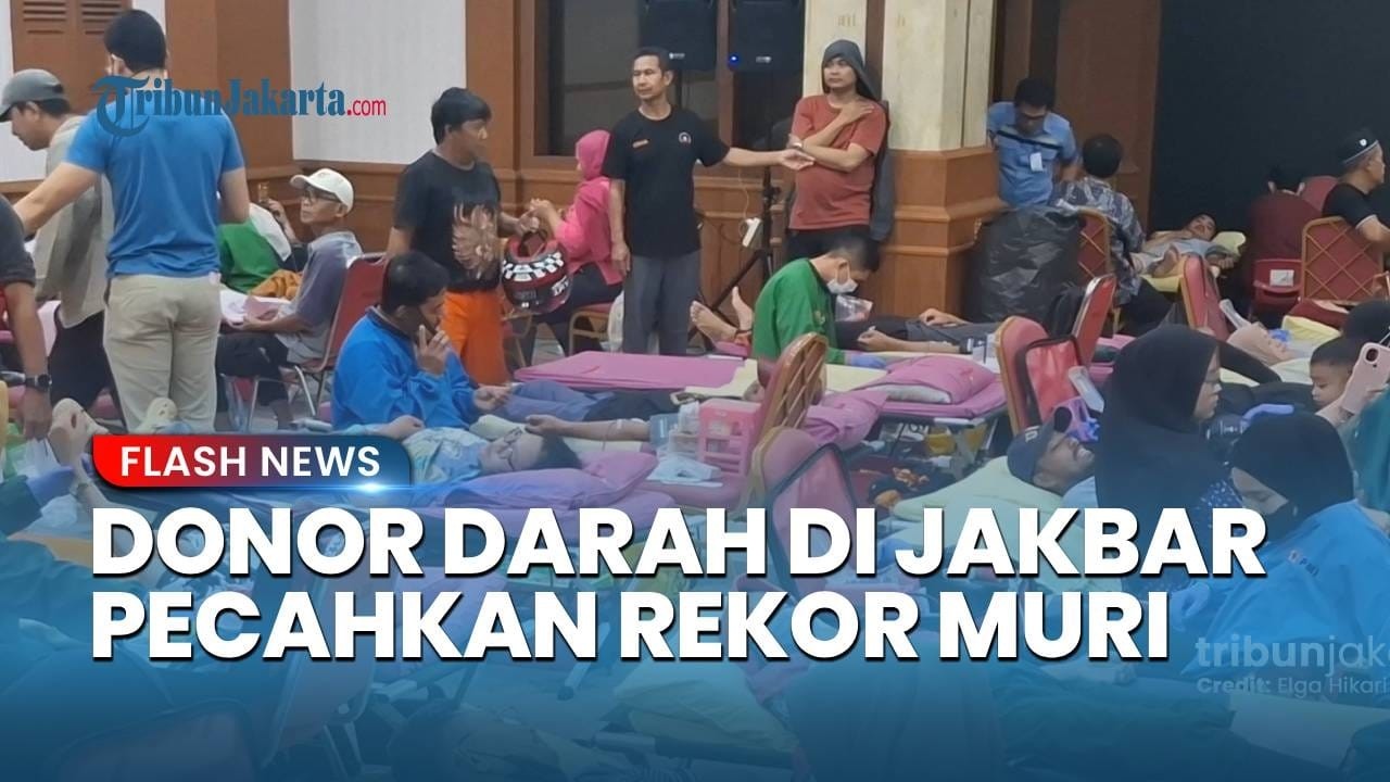 Donor Darah di Jakbar Pecahkan Rekor MURI, Jumlah Pendonor Terbanyak Selama Ramadan